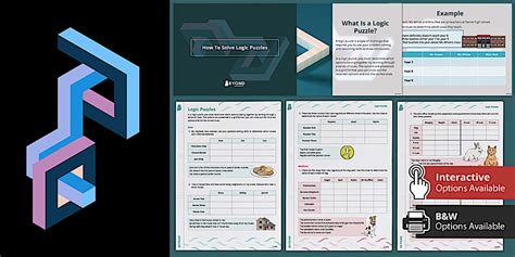 Logic Puzzles L Enseignant A Fait Twinkl