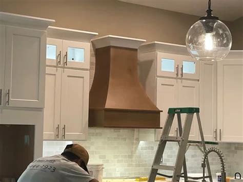 How to Install a Ventless Hood without Crown Molding