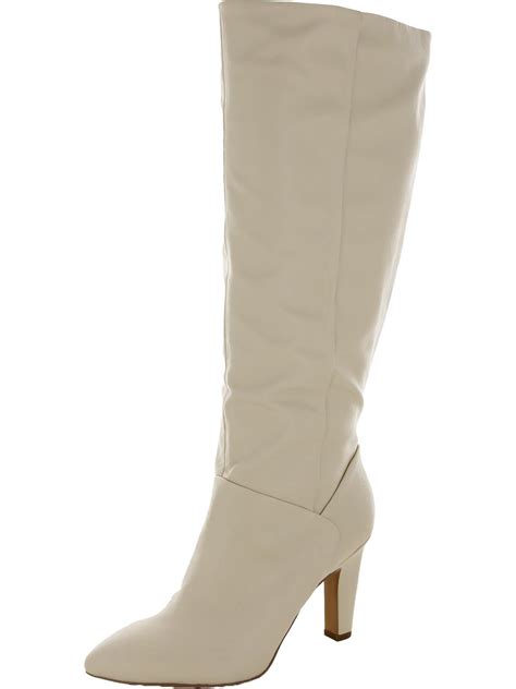 Franco Sarto Koko Faux Leather Wide Calf Knee High Boots In Natural Lyst