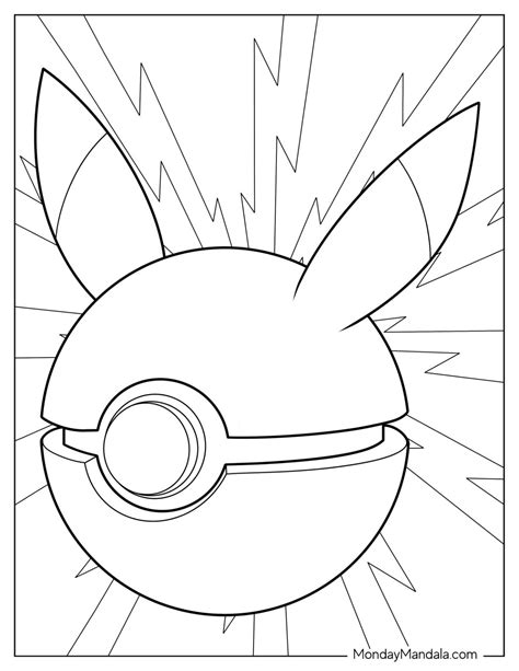 22 Pokéball Coloring Pages Free Pdf Printables In 2024 Pokemon