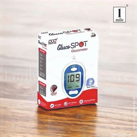 POCT Glucospot Blood Glucose Monitor Meter Kit . Glucometer Sugar Check ...