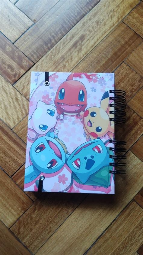 Agenda O Cuaderno Tem Tico Pokemones Sweety Crafts