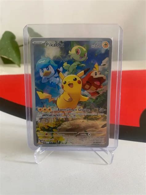 CARTE POKÉMON Pikachu 027 Promo SVP027 EV02 Evolution à Paldéa FR