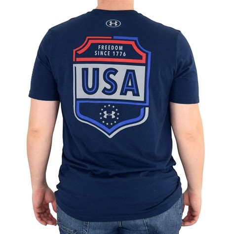 Under Armour Usa Emblem T Shirt Navy The Flag Shirt