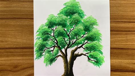 How To Draw A Realistic Tree Realistic Tree Drawing Tutorial Jyoti ...