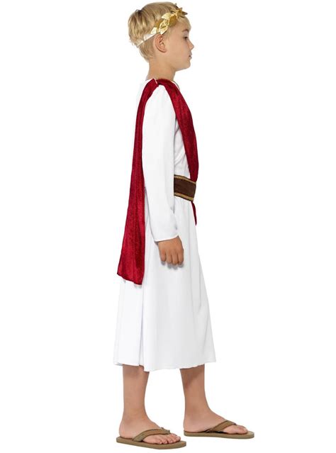 Julius Caesar Boys Costume Roman Toga Boys Fancy Dress Costume