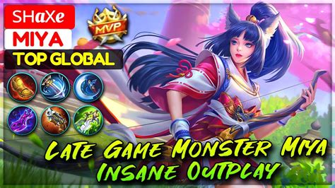 Late Game Monster Miya Insane Outplay Top 7 Global Miya ѕнaхe