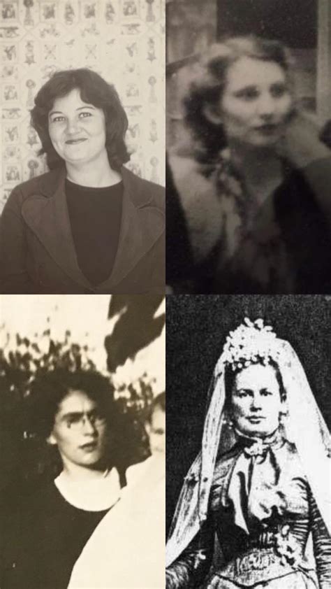 From Top Left My Paternal Grandmother Great Grandmother 2x Great Grandmother And 3x Great