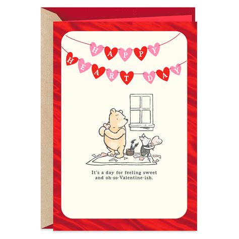 Disney Winnie the Pooh Feeling Sweet Valentine's Day Card - Greeting Cards - Hallmark