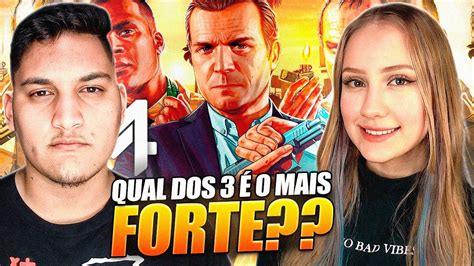 Michael Franklin Trevor Grand Theft Auto 𝐕 M4rkim ft Henrique