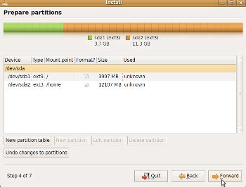 Creating A Separate Home Partition In Ubuntu During Installation