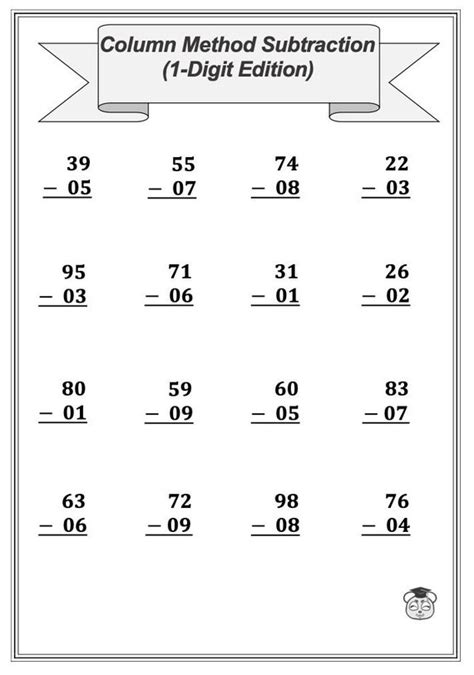 Maths Worksheets For Grade 2 Subtraction