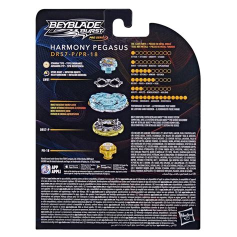 Beyblade Burst Pro Series Harmony Pegasus Spinning Top Starter Pack