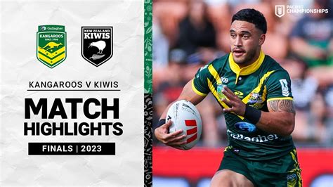 Kangaroos V Kiwis Match Highlights Pacific Championships