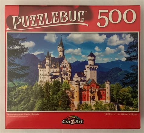 Cra Z Art Neuschwanstein Castle Bavaria Piece Puzzlebug Ebay