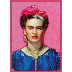 Poster Frida Kahlo Pink Mexican Feminist Painter Casa Frida