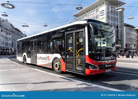 Lippemobil MAN Lions City Bus Editorial Stock Photo Image Of Omnibus