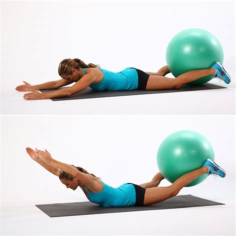 Move 6 Superman Ball Lift Best Exercises And Stretches For Runners