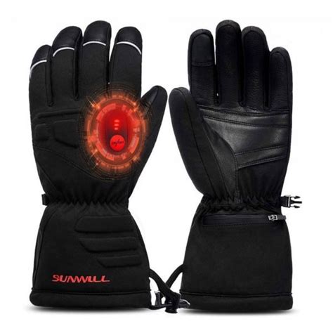 Savior V Leather Unisex Heated Motorcycle Gloves Savior Heated