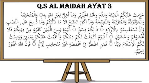 Surah Al Maidah Ayat Newstempo