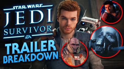 Star Wars Jedi Survivor Looks AMAZING Reveal Trailer FULL BREAKDOWN