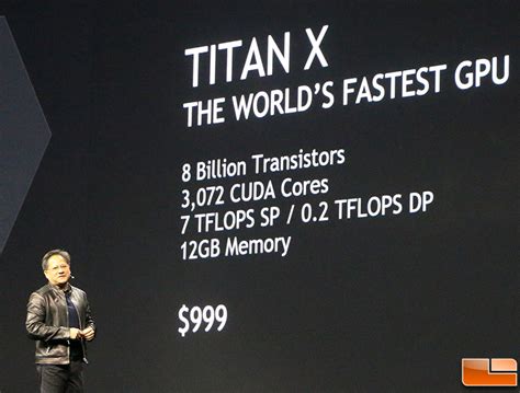 NVIDIA GeForce GTX Titan X Video Card Priced at $999 - Legit Reviews