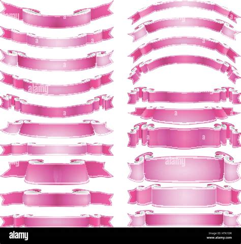 Vector Ribbons Set Stock Vector Image And Art Alamy