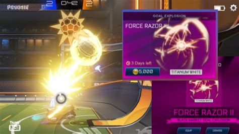 Rocket League Ss Buying The New Titanium White Force Razor And Playing