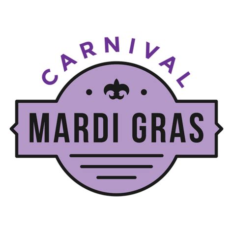 Design Png E Svg De Emblema Carnaval Mardi Gras Para Camisetas