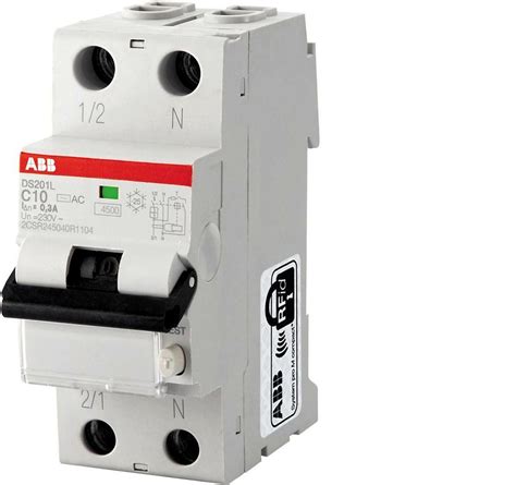 ABB ABB DS201 L INTERRUTTORE DIFFERENZIALE MAGNETOTERMICO 4 5KA 1P N AC