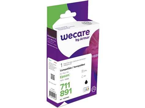 WECARE Encre Rebuilt Noir T071140WE P Epson Stylus DX4000 9ml Papedis AG