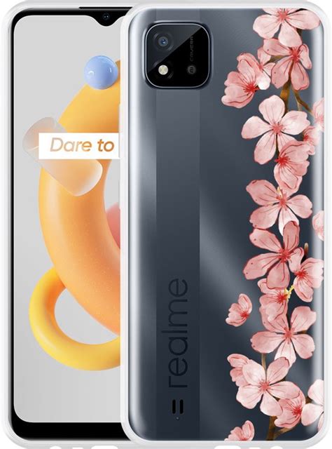 Realme C11 2021 Hoesje Flower Branch Designed By Cazy Bol