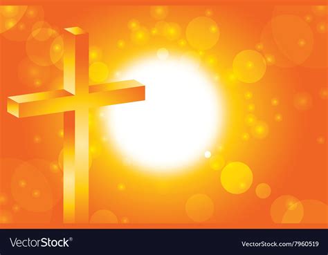 Easter jesus cross background 3 Royalty Free Vector Image