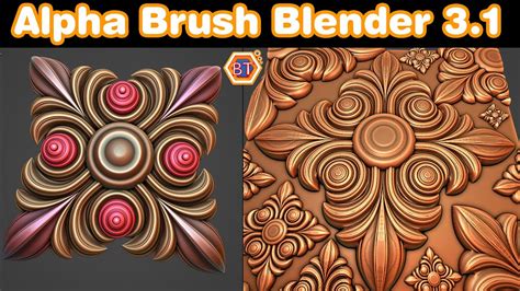 How To Make Alpha Brush Tutorial Blender 31 Sculpting Brushes Youtube