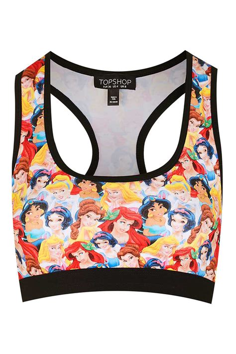 Lyst Topshop Disney Princess Crop Top