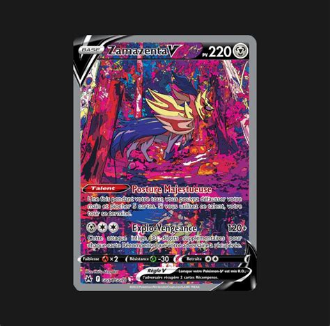 Zamazenta V Gg Gg Z Nith Supr Me Carte Pok Mon