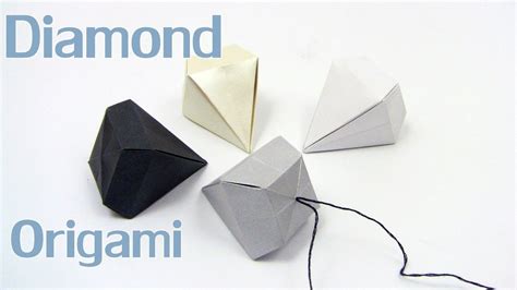 Origami Diamond Simple Easy Yakomoga Christmas Origami Tutorial 쉬운