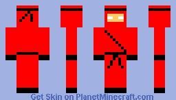 red ninja style ;) Minecraft Skin