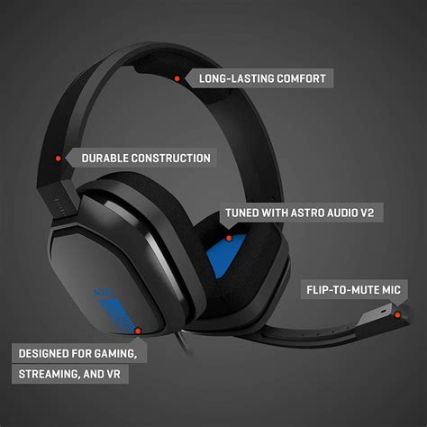 Astro A10 Gen1 Over Ear Gaming Headset Black Grey