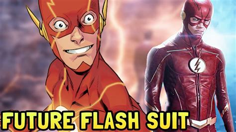 The Flash Season 4 New Future Flash Suit Photos YouTube