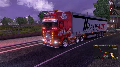 Ets Scania Coca Cola V Skins Mod F R Eurotruck Simulator