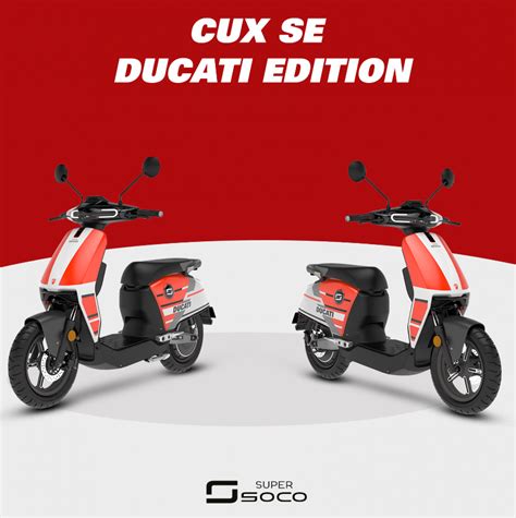 CUX SPECIAL EDITION DUCATI VMOTO SUPER SOCO Moto E Scooter