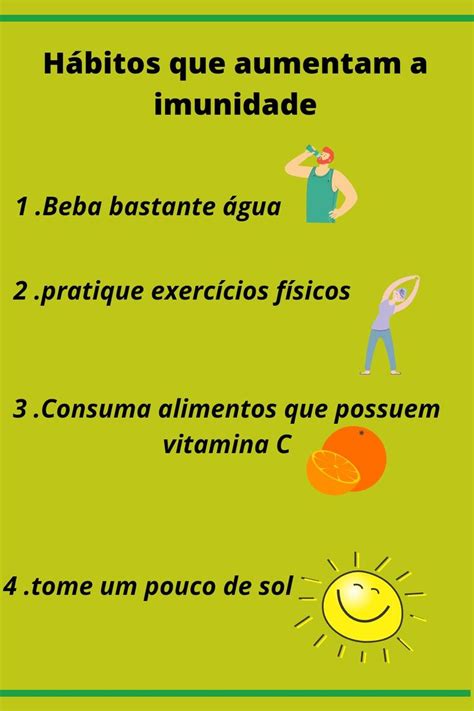 Crie Esses H Bitos Para Aumenta A Sua Imunidade Healthy Tips