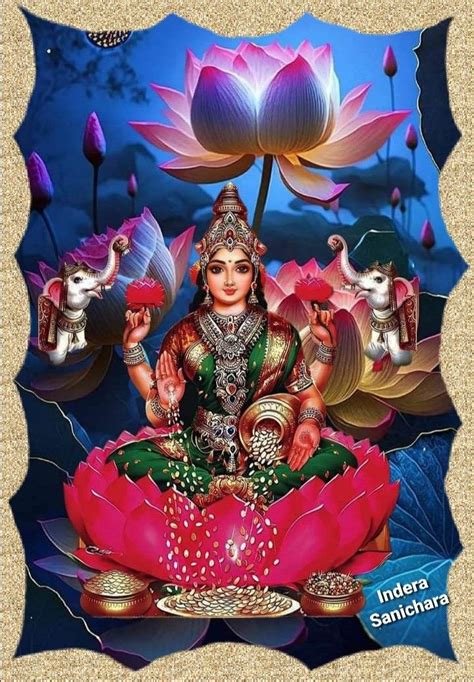 Jai Laxmi Mata. 🕉 | Laxmi goddess wallpapers painting, Cute wallpapers, God illustrations