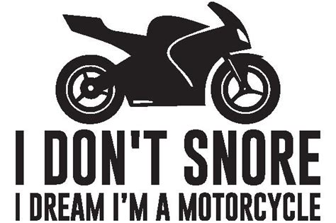 I Dont Snore I Dream Im A Motorcycle Graphic By Teeshop · Creative