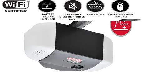 Genie 125 Hp Ultra Quiet Belt Drive Garage Door Opener