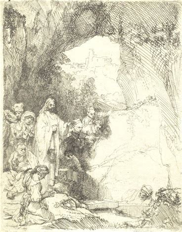 The Raising Of Lazarus Small Plate By Rembrandt Van Rijn On Artnet