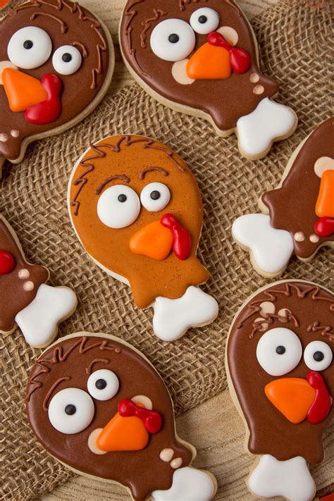 How To Make The Best Turkey Leg Cookies Turkey Cookies Turkey Sugar Cookies Thanksgiving