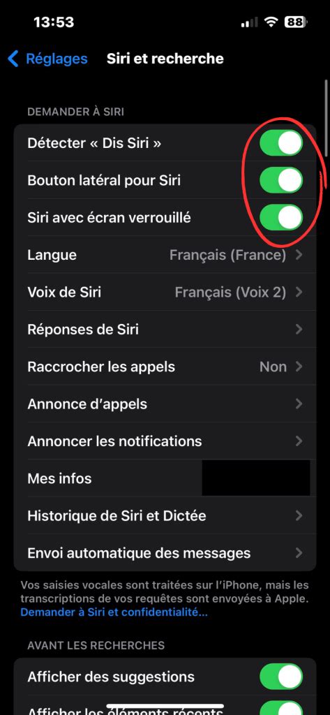 Comment activer la fonctionnalité Dis Siri sur iPhone