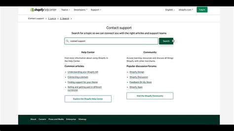 How To Contact Shopify Support Live Chat Youtube